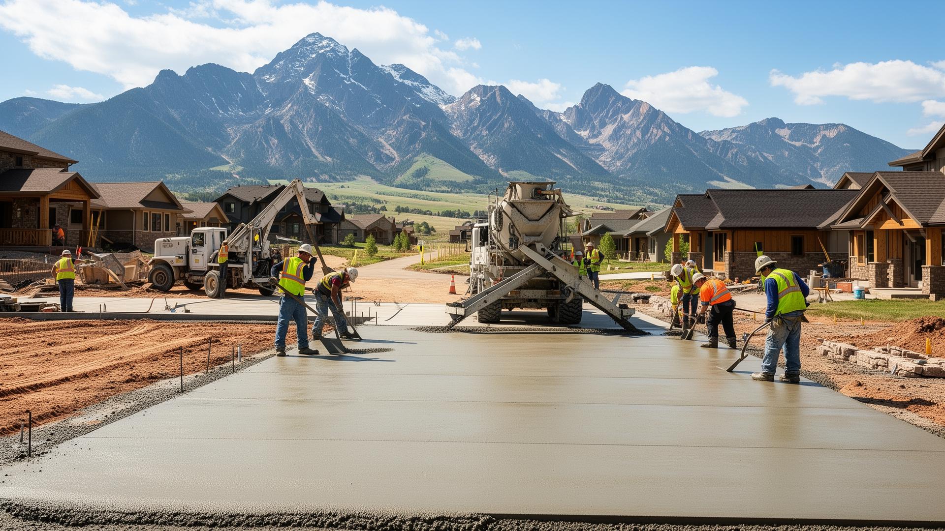 Concrete construction services in Aspen and Vail Colorado by Bulldog Construction